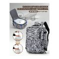 SHEIN - Sac à dos de voyage cabine à rayures zébrées – compartiment ordinateur 1