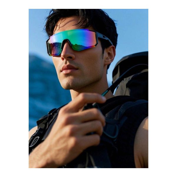 SHEIN - Lunettes de sport cyclisme – verres dégradés effet miroir 2
