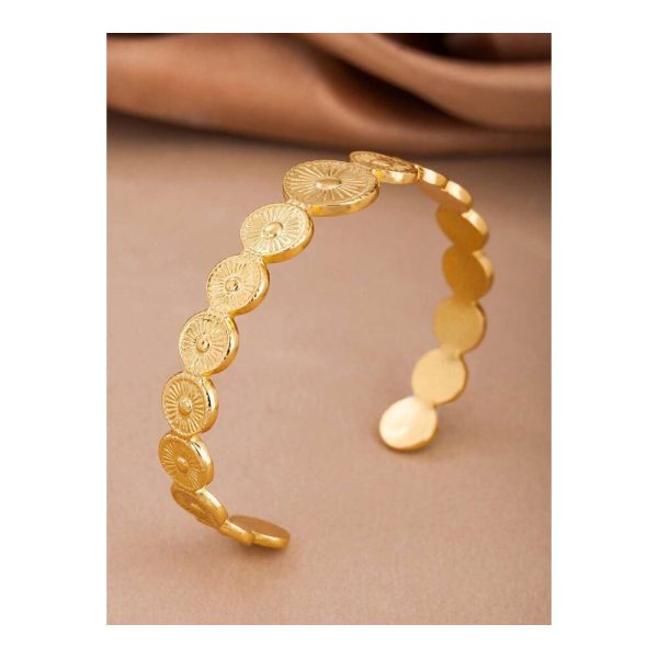 SHEIN - Bracelet manchette ouvert géométrique vintage – acier inoxydable 3 SHEIN - Bracelet manchette ouvert géométrique vintage – acier inoxydable 3