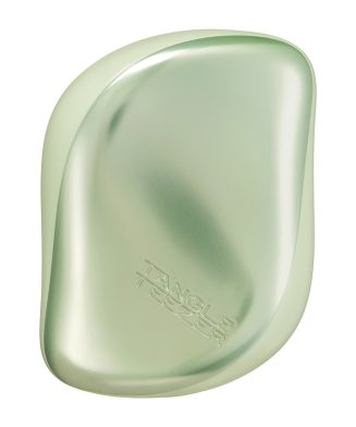 TANGLE TEEZER - Compact Styler – Brosse démêlante de voyage Vert pistache chromé