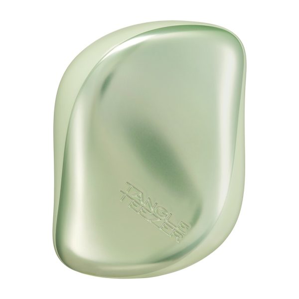 TANGLE TEEZER - Compact Styler – Brosse démêlante de voyage Vert pistache chromé 1