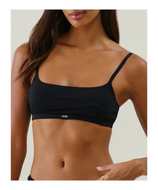 UNDIZ - Brassière en coton biologique COTONIZ – Noir