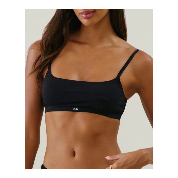UNDIZ - Brassière en coton biologique COTONIZ – Noir 1