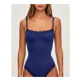 UNDIZ - Body en microfibre et dentelle NEW SOFTIZ – Bleu 1