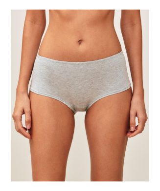 UNDIZ - Lot de 3 shortys en coton uni SHORTIZ BASICOSHORTIZ – Gris, blanc, noir