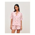 UNDIZ - Ensemble chemise et short à motifs cocktails, fleurs et citrons FLORENIZ – Rose 1