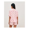 UNDIZ - Ensemble chemise et short à motifs cocktails, fleurs et citrons FLORENIZ – Rose 3