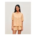 UNDIZ - Ensemble chemise et short à rayures et motifs bananes FLORENIZ – Jaune 1
