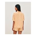 UNDIZ - Ensemble chemise et short à rayures et motifs bananes FLORENIZ – Jaune 3