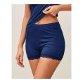 UNDIZ - Ensemble débardeur et short en jersey avec dentelle DAILYCOMFIZ – Bleu marine 2