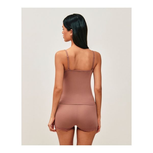 UNDIZ - Ensemble en jersey avec dentelle DAILYCOMFIZ – Marron 3 UNDIZ - Ensemble en jersey avec dentelle DAILYCOMFIZ – Marron 3