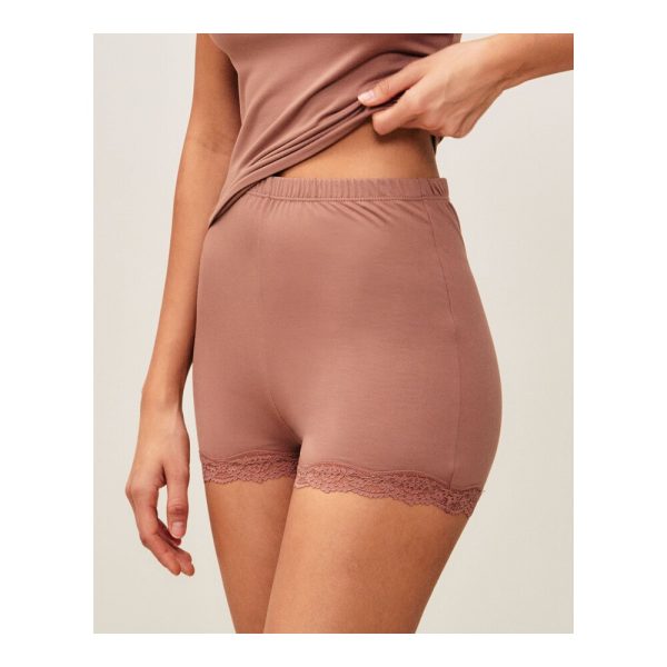 UNDIZ - Ensemble en jersey avec dentelle DAILYCOMFIZ – Marron 4 UNDIZ - Ensemble en jersey avec dentelle DAILYCOMFIZ – Marron 4