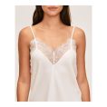 UNDIZ - Robe nuisette en satin et dentelle PREPPYLACIZ – Blanc crème 2