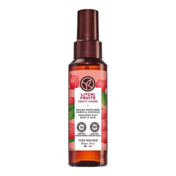 YVES ROCHER - Brume Parfumée Corps & Cheveux Litchi Fruité - 100 ml