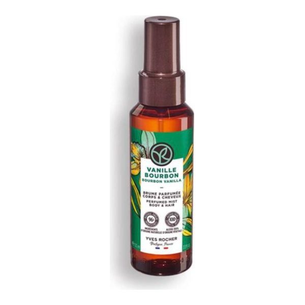 YVES ROCHER - Brume Parfumée Corps & Cheveux Vanille Bourbon - 100 ml YVES ROCHER - Brume Parfumée Corps & Cheveux Vanille Bourbon - 100 ml
